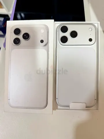 Iphone 17 pro max 256 GB silver (cycle count 10) - TDRA (UAE version)