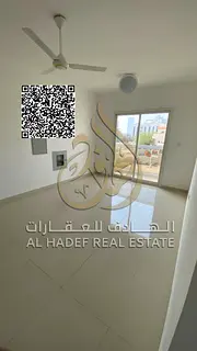 Spacious 1BR, 2 baths, 2 balconies, built-in wardrobe, Al Rashidiya 2, near Ladies Park and Ruler's