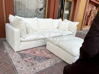Feather 🪶 filled Modular Klektic Modular Living room Sofa with footstool