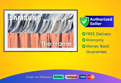 Samsung 55 inch TV Smart QLED - The Frame - 4K Brand New | Warranty | FREE Delivery | AJM8354