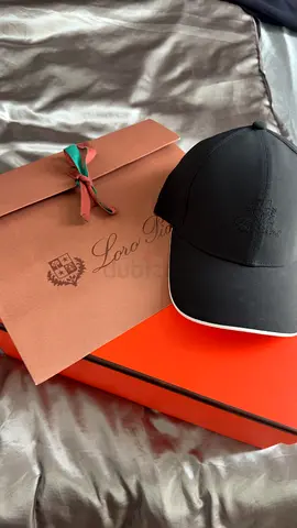 Loro Piana Black Baseball Cap with Original Gift Bag