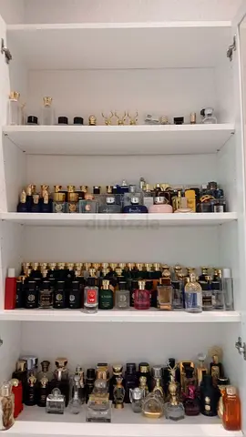 Empty perfume bottles