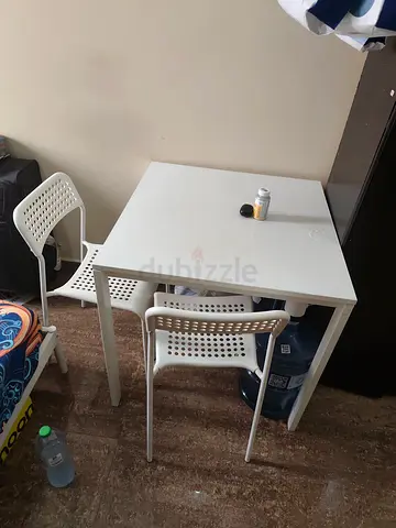 Table and chairs
