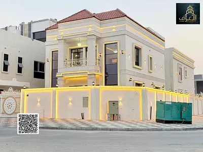 Villa for sale, corner of two streets, two floors, and a central air conditioning roof, special price including fees