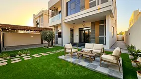Villa located on a main street in one of Ajman’s most prestigious areas; move-in ready, with elect