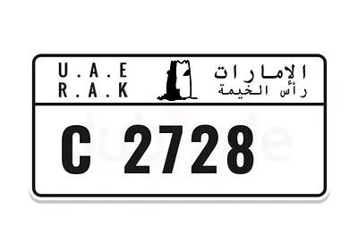 Rak 4 Digit Plate For Sale
