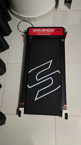 SPARNOD foldable motorized treadmill - compact home use