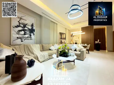 Villa for sale on Sheikh Mohammed bin Zayed Road, located on a main street near the park. The property features two floors and a roof terrace. The pri