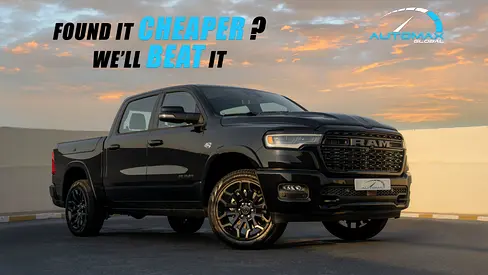 ( V8 5.7L / For Export / Multigate ) 2026/2026 RAM 1500 Limited Crew Cab eTorque GCC BRAND NEW