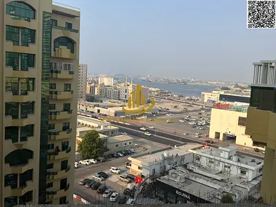 غرفتين و صالة اطلالة بحرية مع اكبر نموذج بابراج الراشدية