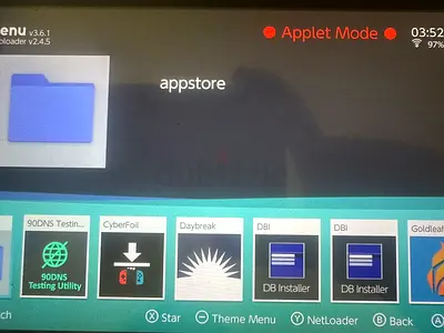 Jail broken Nintendo switch