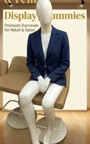 Female glossy display mannequin - full body salon/retail