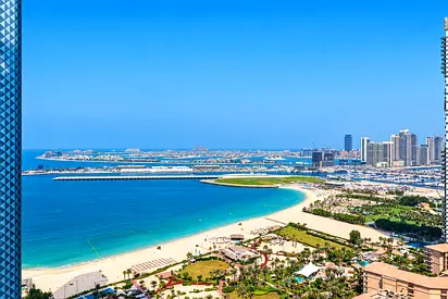 Corner | Front Row JBR | Direct Sea View | Lux Upgrade & Furniture