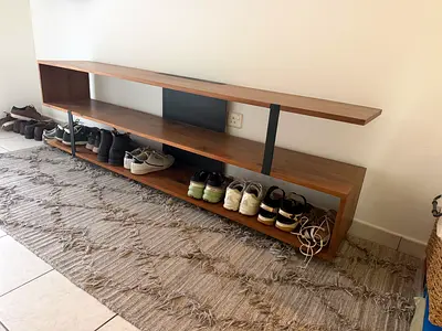 Shelf unit crate and barrel