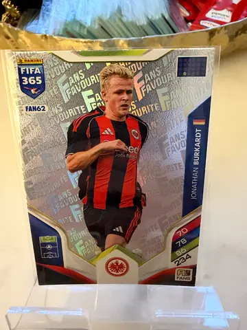 Panini FIFA 365 Jonathan Burkardt trading card - single collectible card