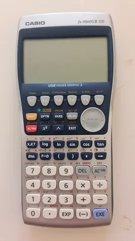 Casio fx-9860GII SD Graphing Calculator - Used, Working