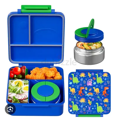 Brand new  meoky kids lunch box set with stainless steel bottle very high quality heavy duty
