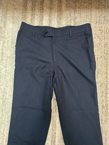Men's navy formal trousers - slim fit, good condition