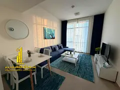 Sea view Luxury apartment -second occupancy- Features one bedroom, a living room, and an open balcon