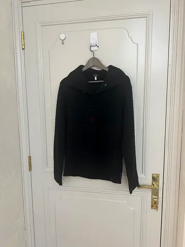 Armani Jeans black knit sweater - size label shown