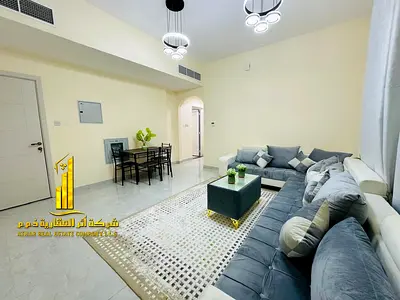 شقه فاخره ثاني ساكن. غرفه وصاله مع بلكون مفتوحه .عجمان النعيميه 2. مفروش بالكامل للإيجار الشهري✨الإيجار يشمل الفواتير والإنترنت وموقف