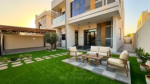 Villa located on a main street in one of Ajman’s most prestigious areas; move-in ready, with electr
