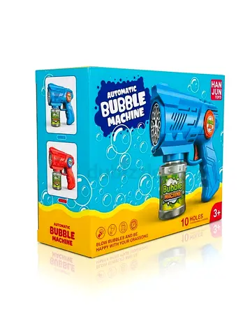 Automatic 10 Holes Bubble Machine Gun Toy