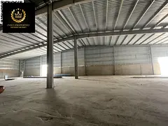 spacious brand new warehouse with only 13000sqft ground floor available for rent inj ajman industria