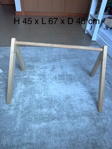 Wooden baby activity play arch gym