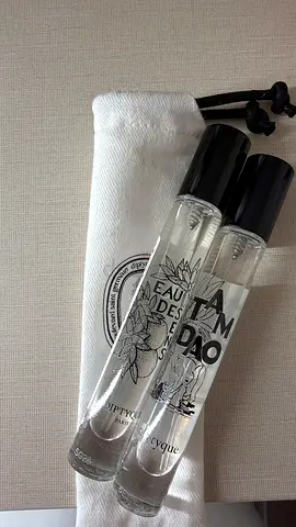 Two travel-size Eau de Toilette spray vials - Dyptique