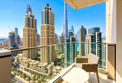 Burj Khalifa View | Furnished 2 Beds | Tenanted