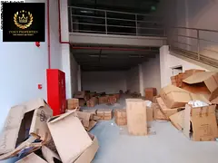 spacious ground and mazzaine floor warehouse available for rent with size 2300sqft and power 24kw in