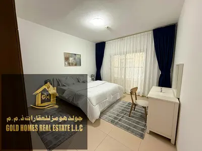 🔥 عرض مميز | شقة مفروشة (غرفة وصالة) للإيجار الشهري | أبراج الياسمين، الجرف 2، عجمان | شامل جميع الفواتير