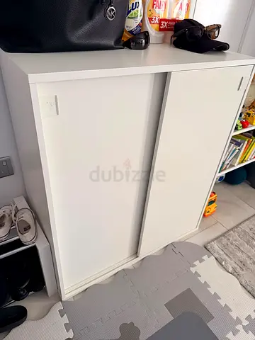 IKEA Mackapar shoe cabinet in White Color in excellent conditions 
Was AED 449
Now AED 250