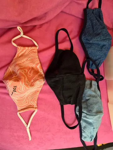 New Small Cotton and Polyester Face Masks Set