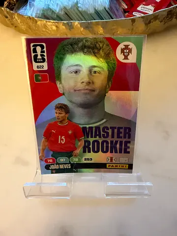 Panini Adrenalyn XL Master Rookie João Neves trading card (protected)