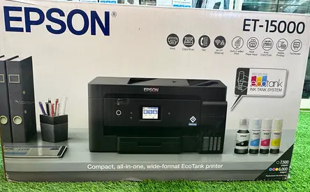 Epson EcoTank ET-15000 Wireless Color All-in-One Supertank Printer with Scanner, Copier, Fax, Ether