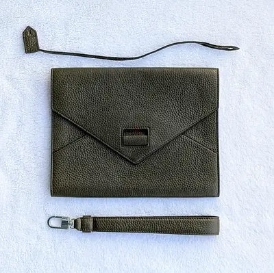 Montblanc Envelope Medium Notebook Holder, Khaki, MB137124