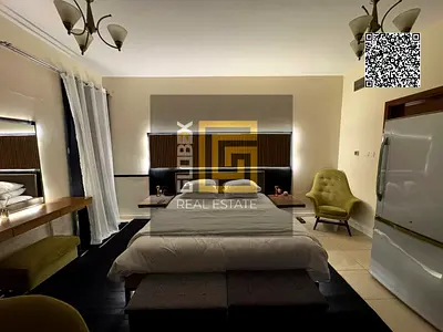 Fully Furnished Studio for Sale in Orient Towers, Ajman | Private Balcony | Rental Income