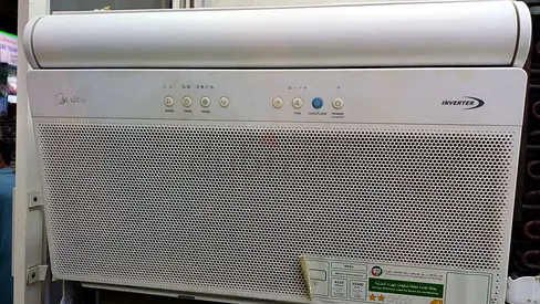 Used Midea Inverter Window Air Conditioner - Good Working Condition