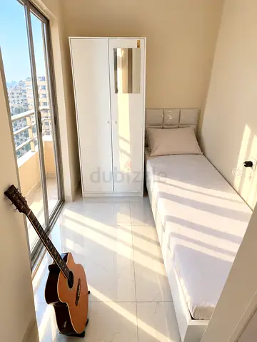 Amazing single partition with balcony in al morqabat very close metro station salah al din