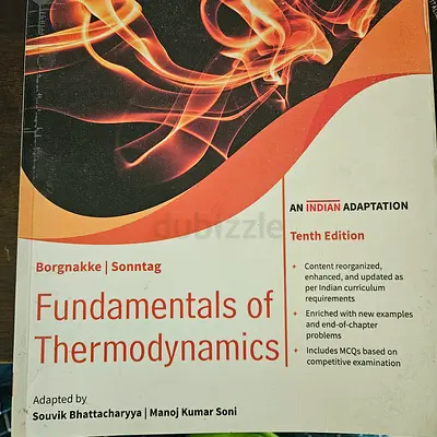 Fundamentals of Thermodynamics – Borgnakke & Sonntag | 10th Edition | Wiley
