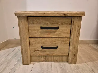 High quality Solid wood-effect 2-drawer / cabinet / nightstand