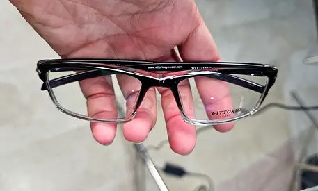 Brand New Vittorio Sport Eyeglass Frames - Model 8390 (55-17-138) -Black Gradient