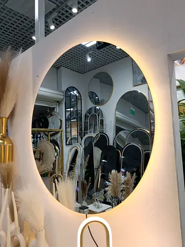 Round LED Wall Mirror with Backlight size available 80*80 cm, 100*100 cm