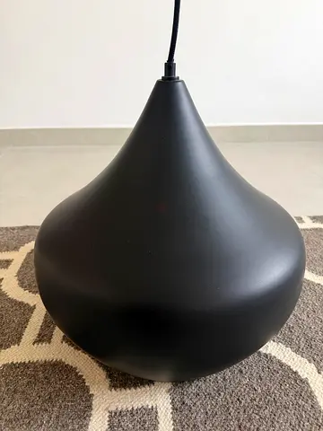 matt black pendant lamp