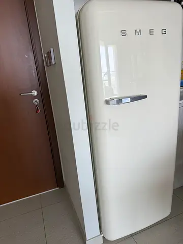 SMEG Retro Single-Door Refrigerator - Cream, Excellent Condition
