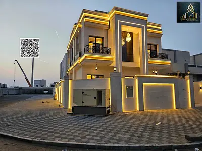 فيلا كلاسيك فاخره كورنر زاويه شارعين ارضي واول وروف
