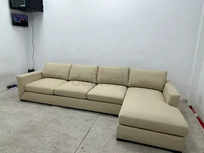 Amazing condition USA made lshape sofa