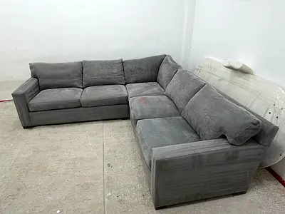 Great condition crate&barrel corner sofa